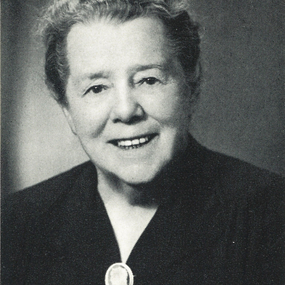 Historisches schwarz-weiss Bild einer Frau