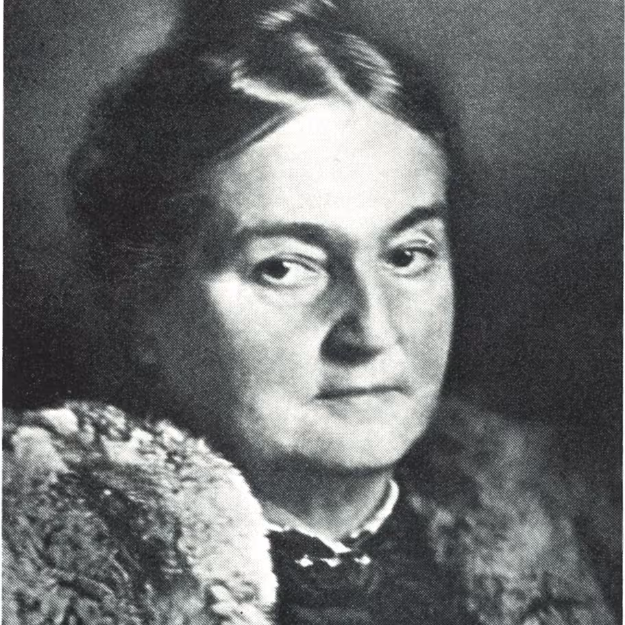 Historisches schwarz-weiss Bild einer Frau