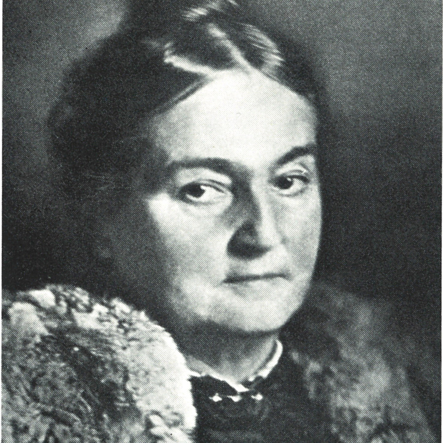 Historisches schwarz-weiss Bild einer Frau