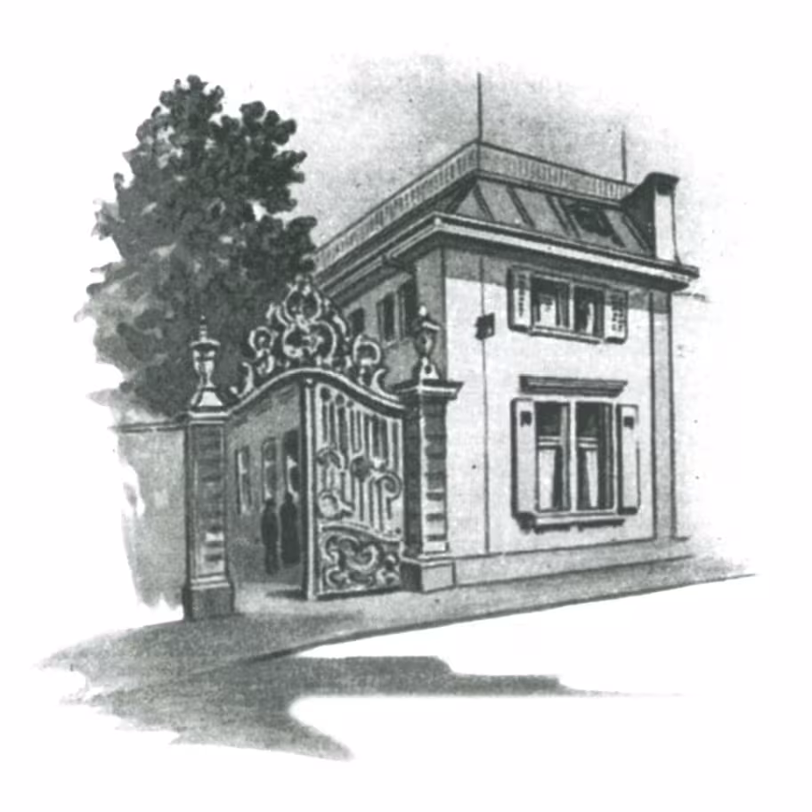 Historisches Bild eines Restaurants