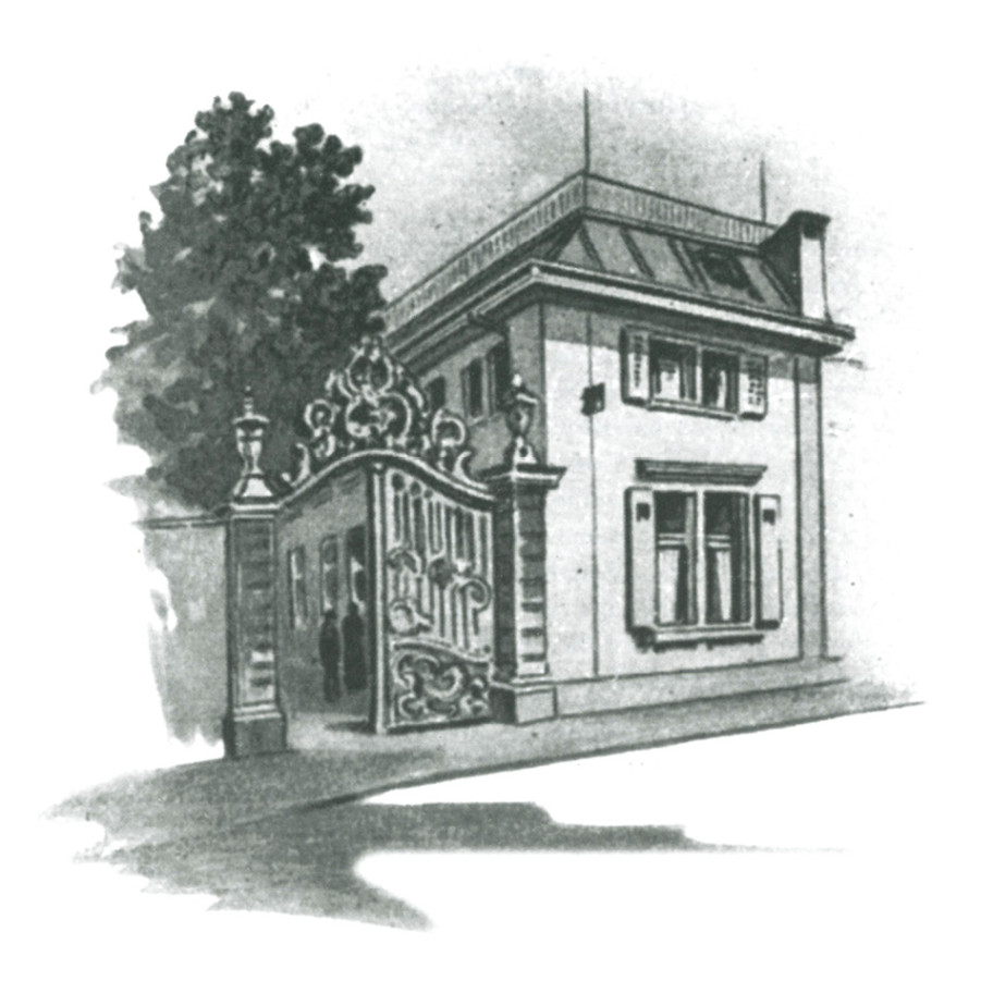 Historisches Bild eines Restaurants