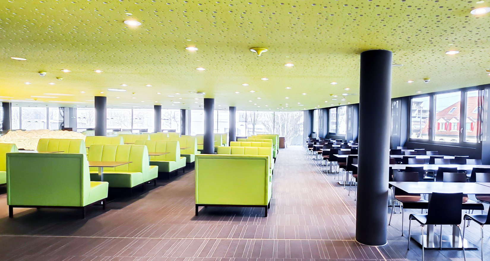 Innenansicht Eventlocation Restaurant Parkside in Liebefeld