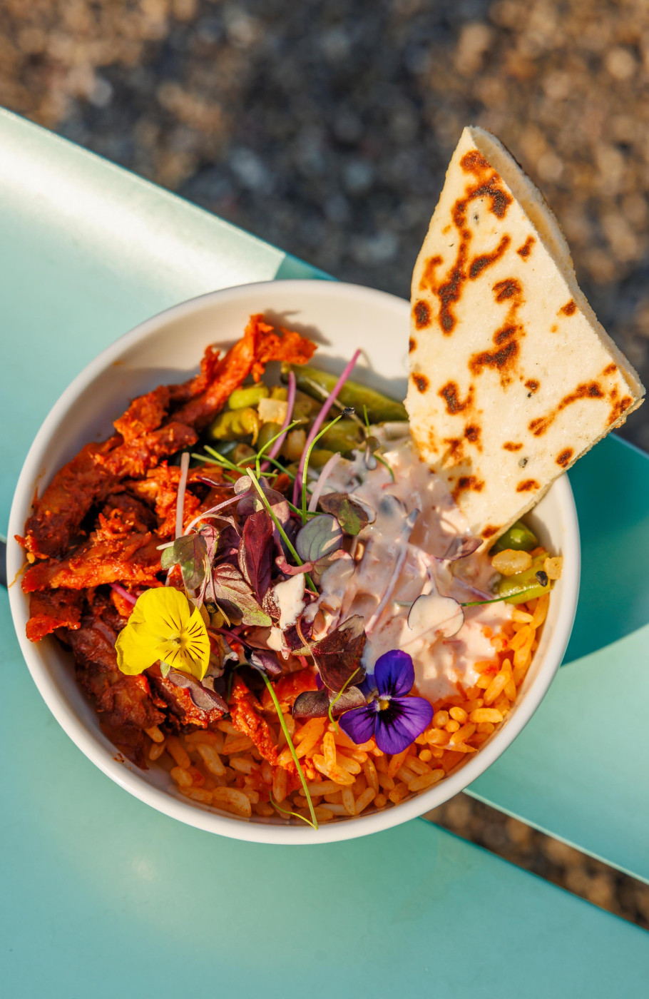 eine kleine vegane Bowl