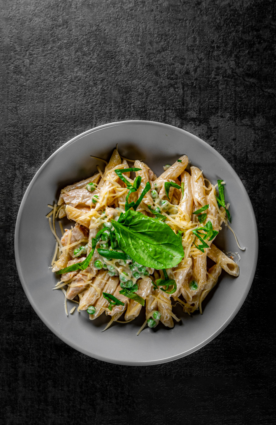 Pasta with Cheese and Basil