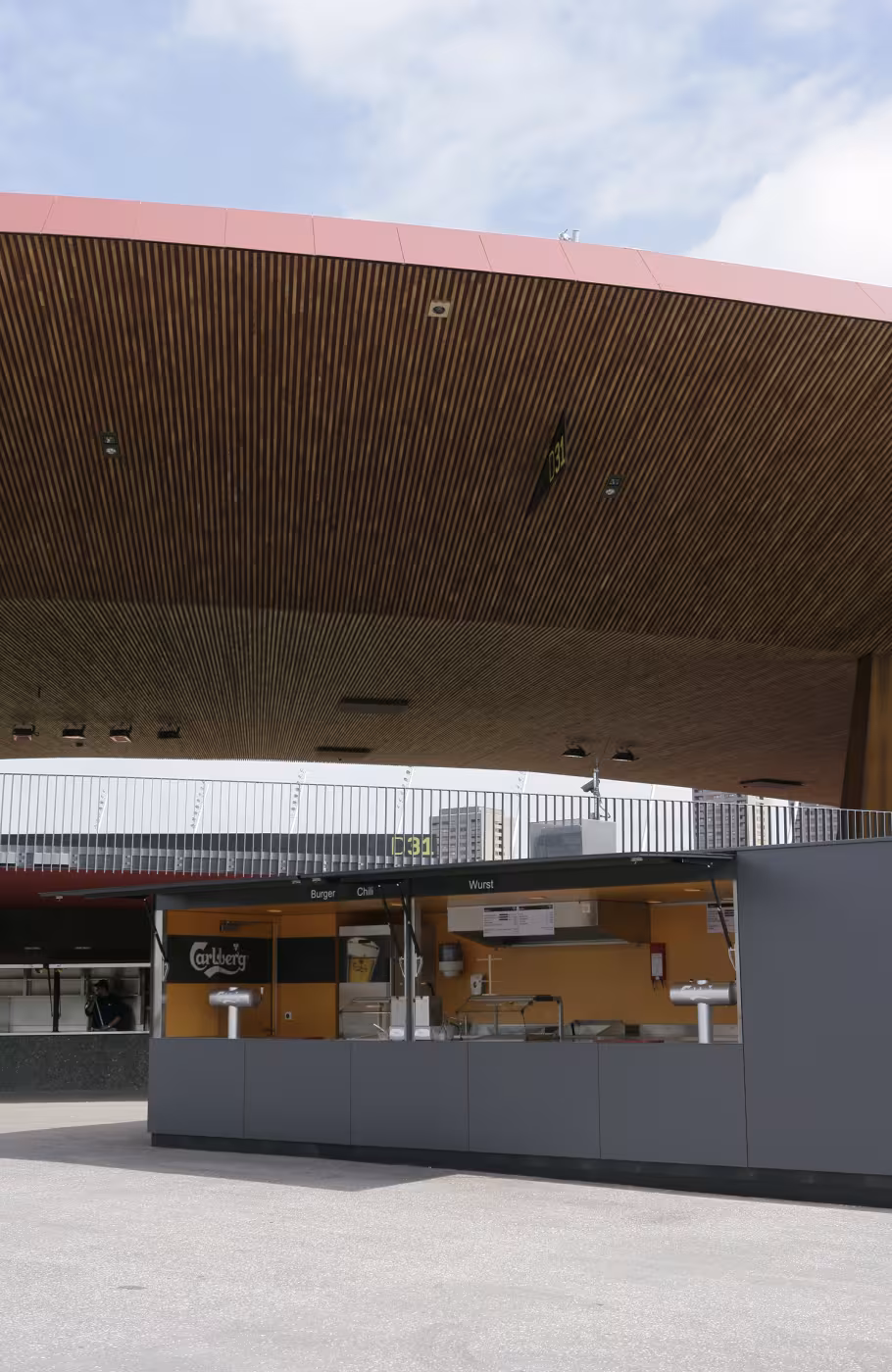 Foodstand vor dem Letzigrundsadion