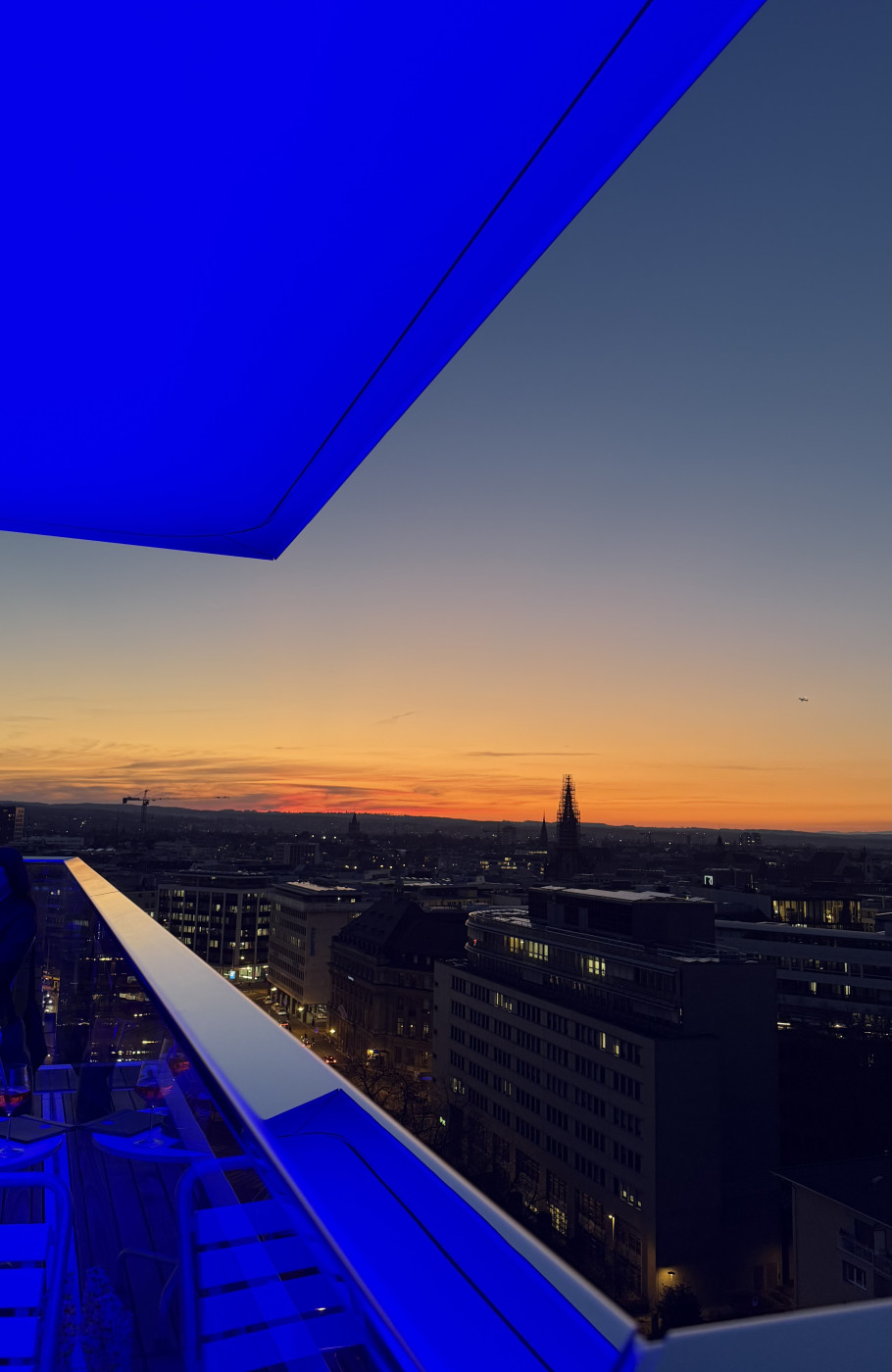 Aufnahme Sonnenuntergang von der Terrasse 