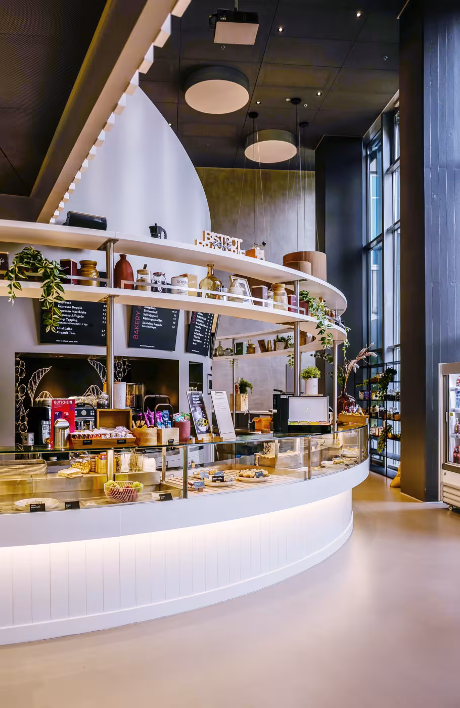 Aufnahme der Kasse im Flavour Kitchen Werd