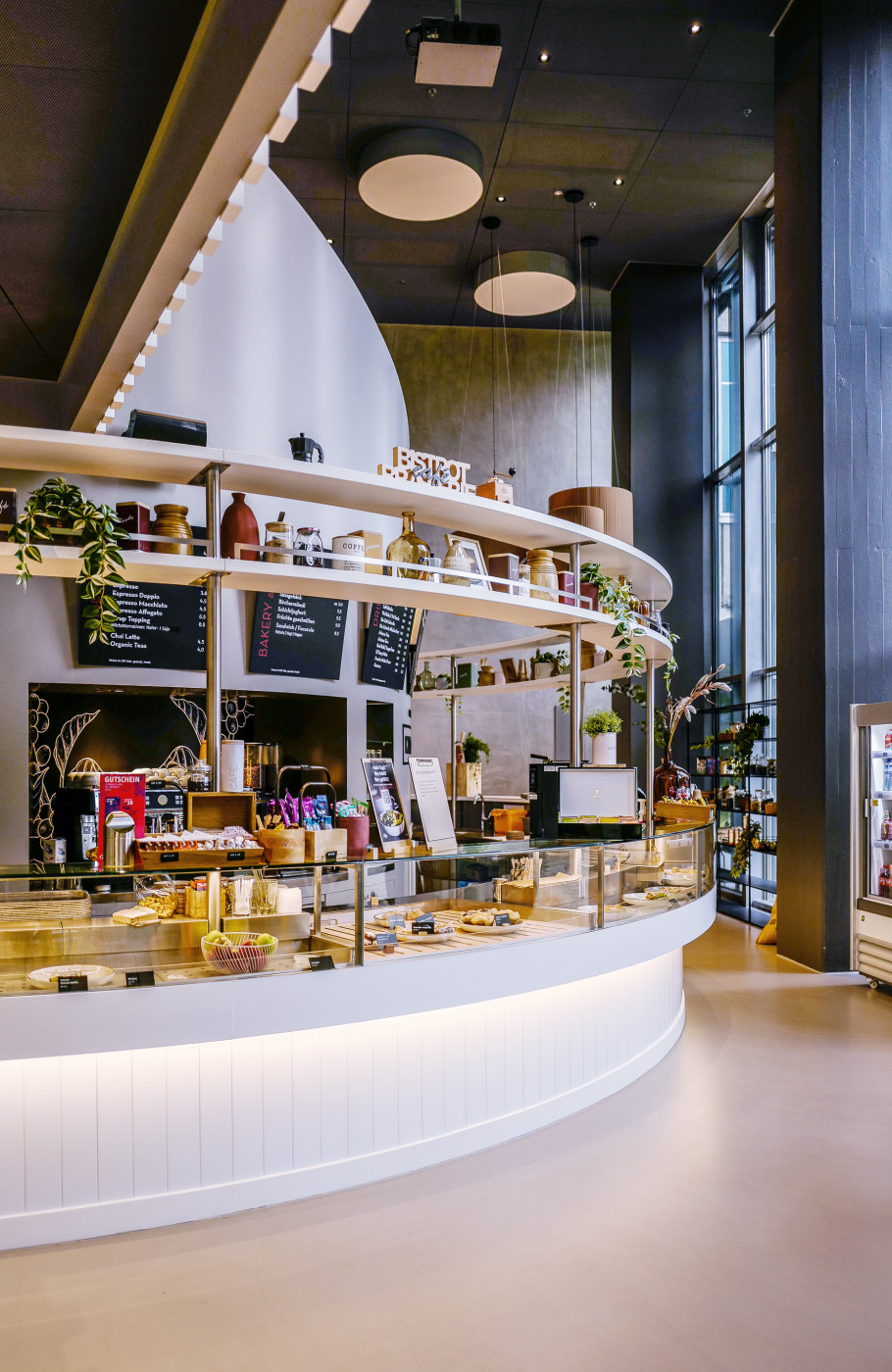 Aufnahme der Kasse im Flavour Kitchen Werd