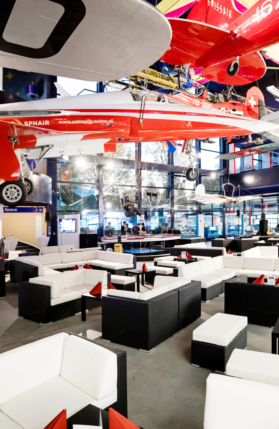 Lounges im Verkehrshaus