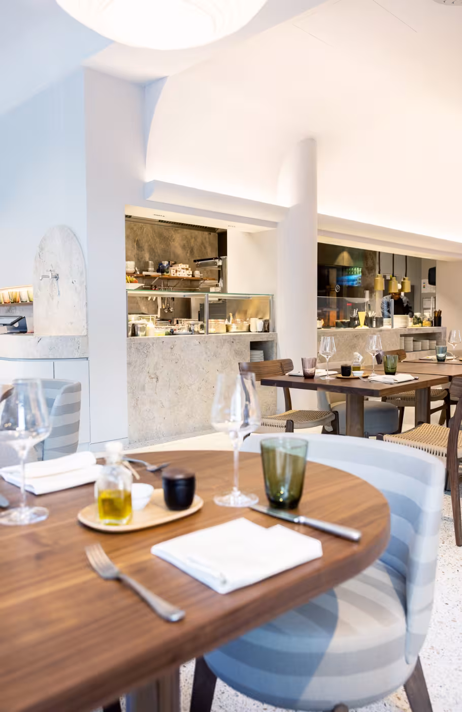 Aufnahme des Interiors des Restaurants Enja