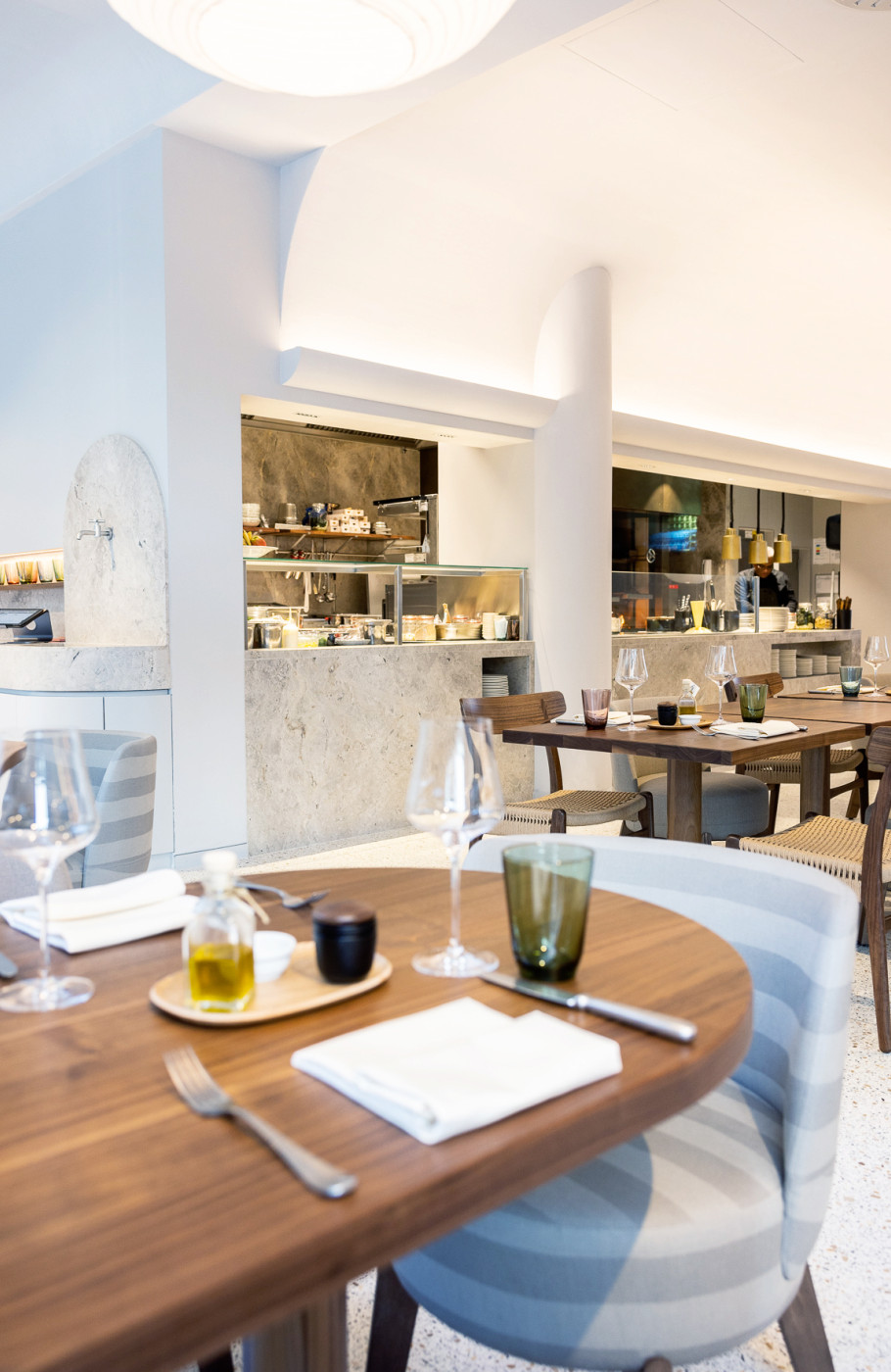 Aufnahme des Interiors des Restaurants Enja