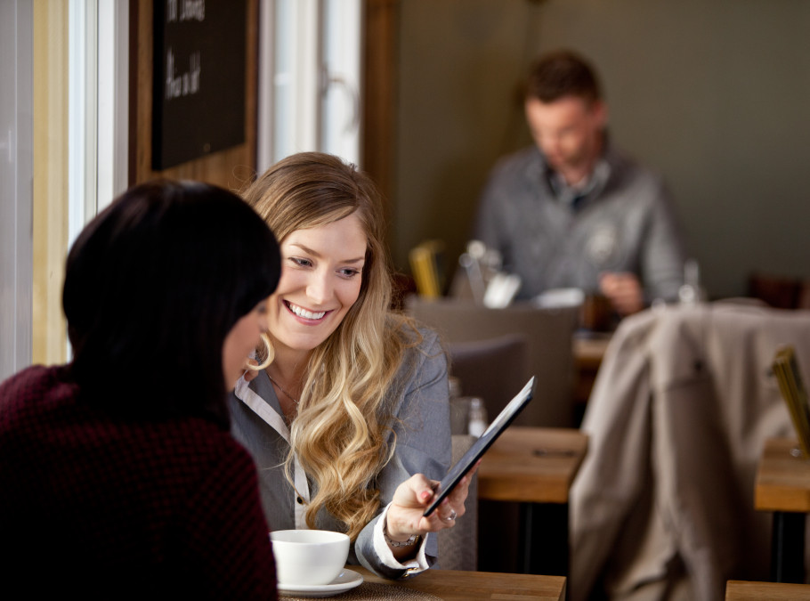 People Working in a coffee shop