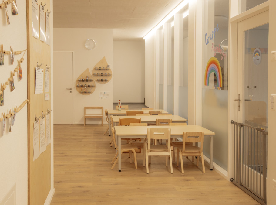 Raumkonzept eines Kinderhorts in Zürich