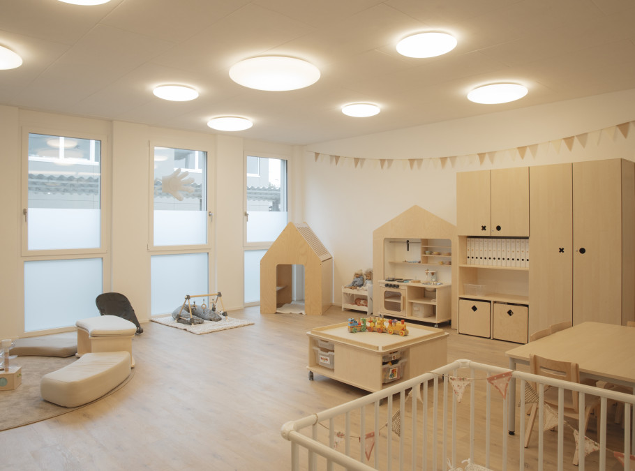 Raumkonzept eines Kinderhorts in Zürich