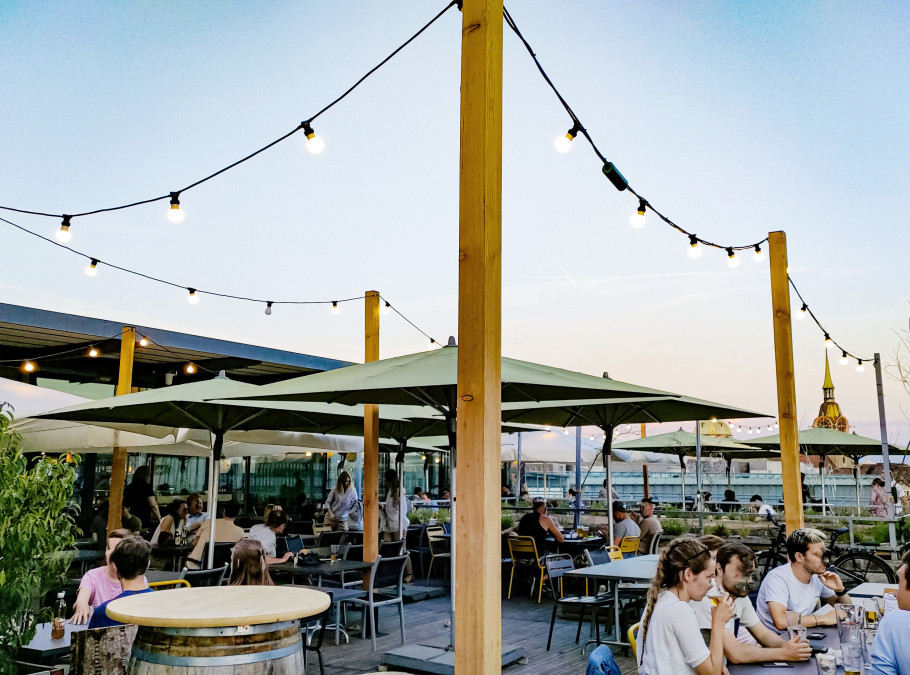 Aufnahme der Terrasse der Grossen Schanze