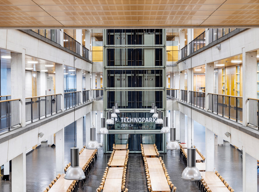 Innenansicht der Eventlocation ZFV Technopark in Zürich