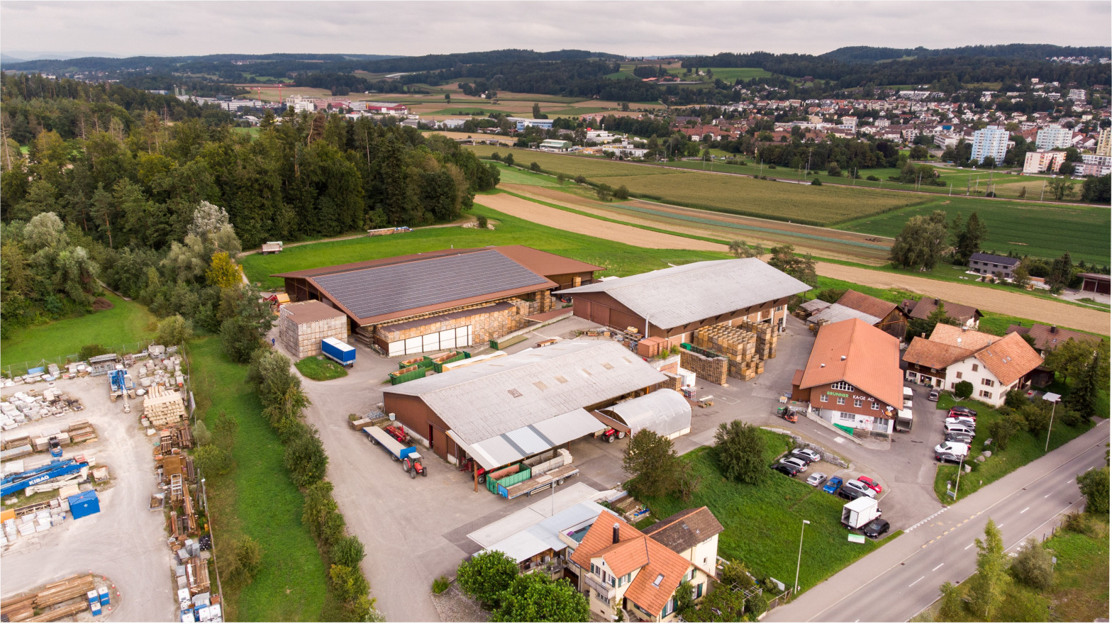 Hof Ka-Ge Baurnhof in der Vogelperspektive